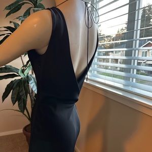 ELIE TAHARI black backless dress